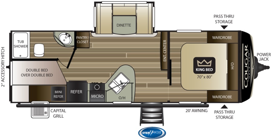 2020 KEYSTONE COUGAR 1/2 TON 25BHSWE